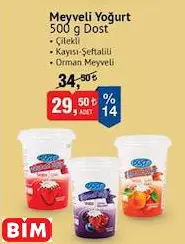 DOST MEYVELİ YOĞURT 500 G DOST MEYVELİ YOĞURT 500 G